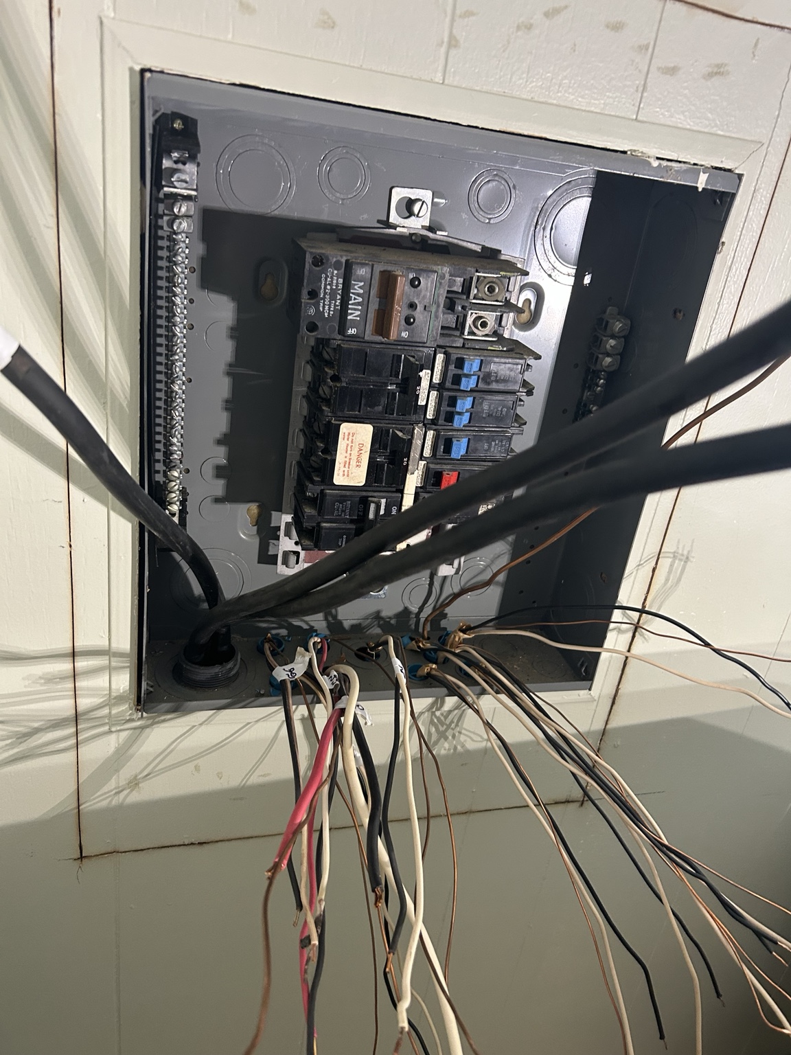 Existing Panel Upgrade in Progress