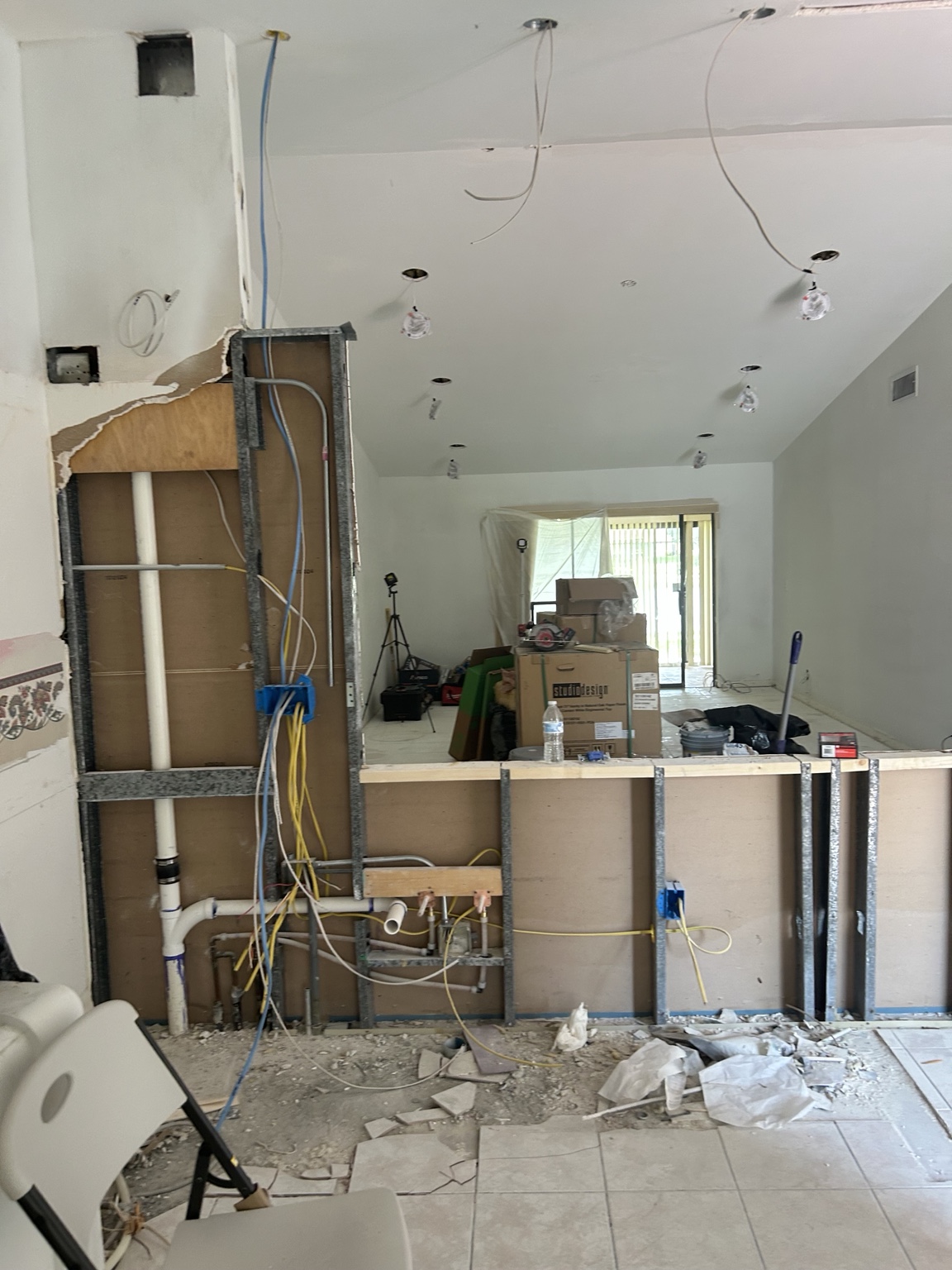 Lighting & Counter Wall Rough-In