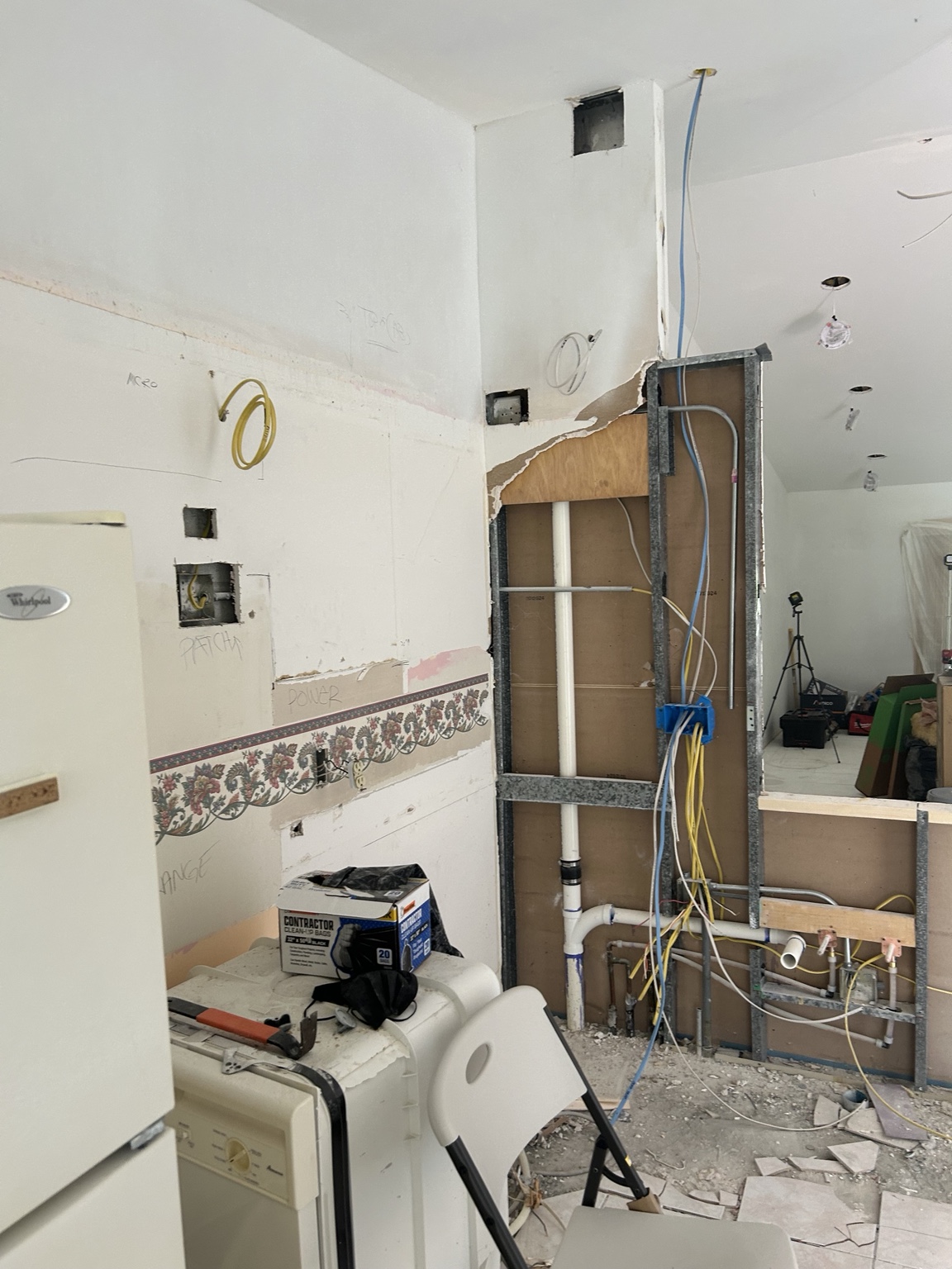Kitchen Remodel Electrical Rough-In